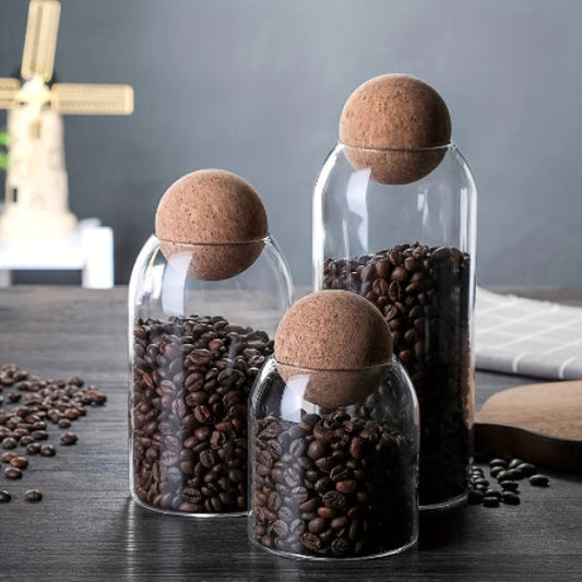 Boite conservation en verre café
