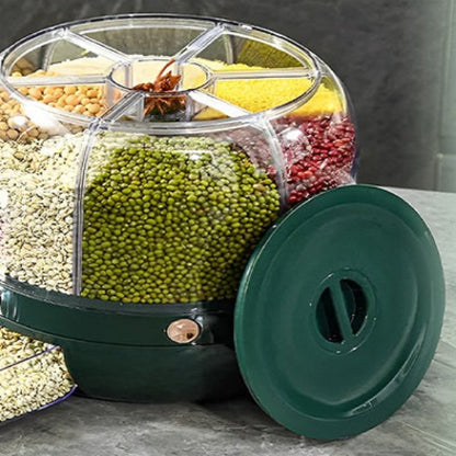Boite de conservation alimentaire variante verte