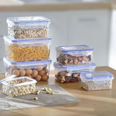 Boite-en-plastique-alimentaire-variete